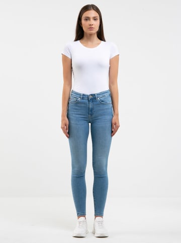 BIG STAR Dżinsy - Skinny fit - w kolorze błękitnym