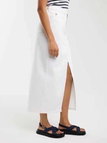 BIG STAR Spódnica dżinsowa w kolorze białym