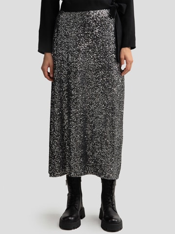 BIG STAR Spódnica w kolorze srebrno-czarnym