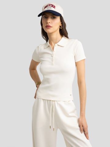 BIG STAR Poloshirt in Creme