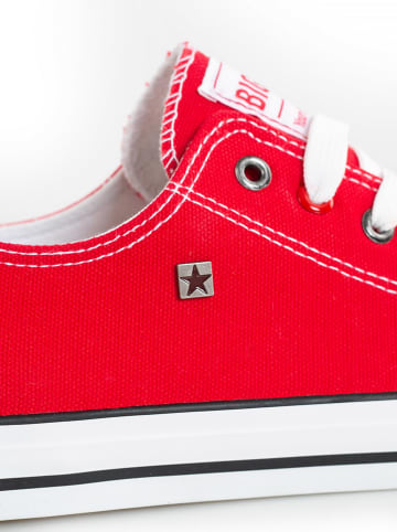 BIG STAR Sneakersy w kolorze czerwono-białym
