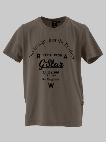 G-Star Koszulka w kolorze brązowym