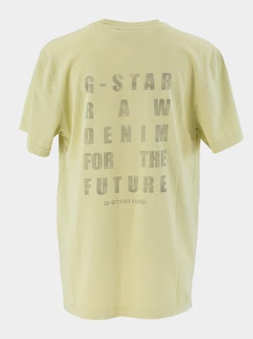 G-Star Koszulka w kolorze żółtym