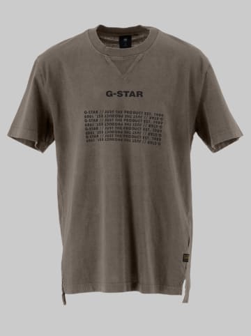 G-Star Koszulka w kolorze brązowym