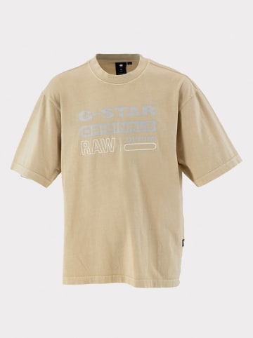 G-Star Koszulka w kolorze beżowym