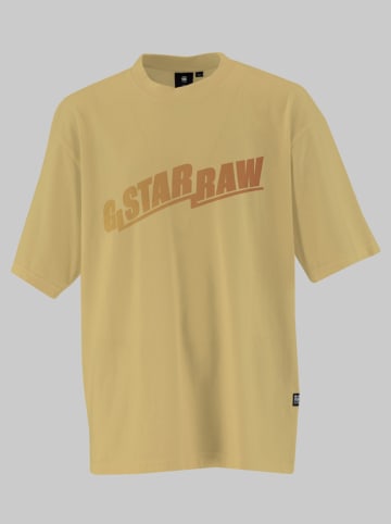 G-Star Koszulka w kolorze żółtym