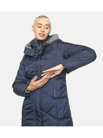 Fuchs Schmitt Doorgestikte jas donkerblauw