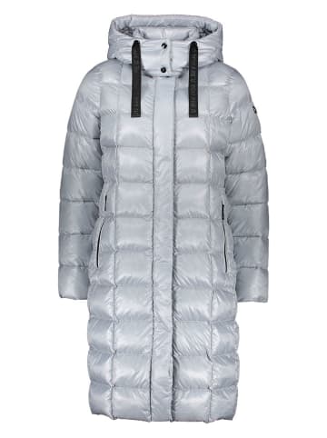 Fuchs Schmitt Płaszcz pikowany w kolorze srebrnym