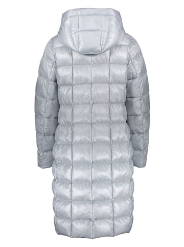 Fuchs Schmitt Doorgestikte mantel zilverkleurig