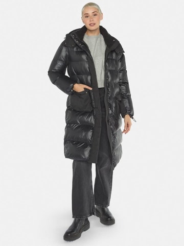 Fuchs Schmitt Doorgestikte mantel zwart