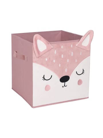 WellHome for Kids Pudełko w kolorze jasnoróżowym - 29 x 29 x 29 cm