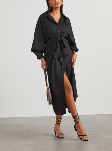 Milan Kiss Hemdkleid in Schwarz