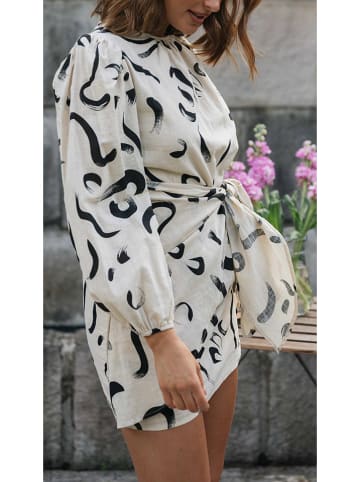 Milan Kiss Kleid in Creme/ Schwarz