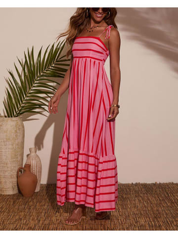 Milan Kiss Kleid in Pink/ Rot