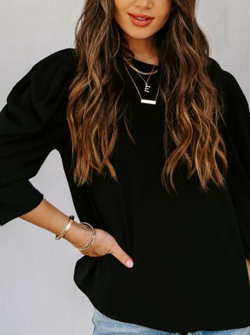 Milan Kiss Longsleeve in Schwarz