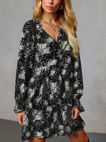 Milan Kiss Jurk zwart/wit