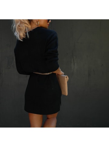 Milan Kiss Strickkleid in Schwarz