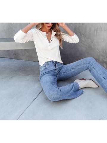 Milan Kiss Longsleeve in Creme