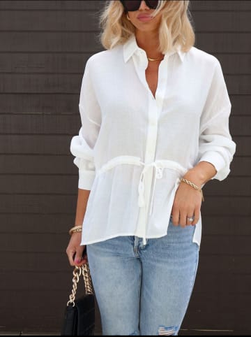 Milan Kiss Bluse in Weiß