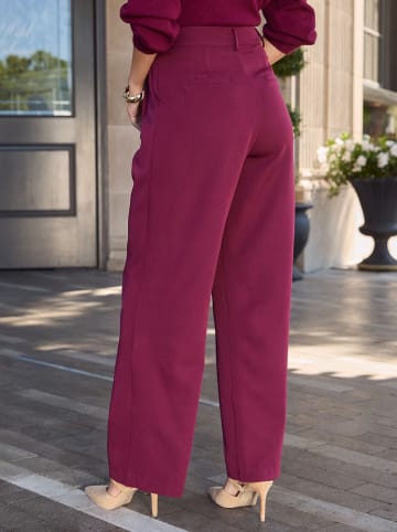 Milan Kiss Spodnie w kolorze czerwonym