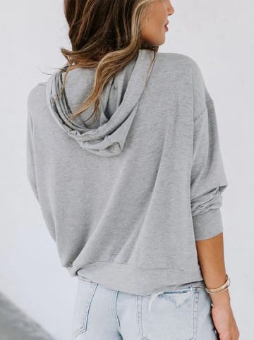 Milan Kiss Hoodie in Grau