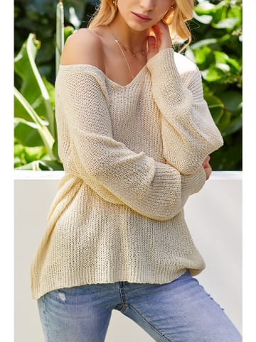 Milan Kiss Pullover in Beige