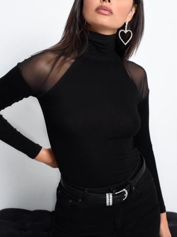 Milan Kiss Bluse in Schwarz