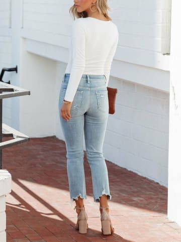 Milan Kiss Bluse in Creme