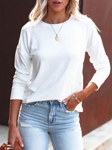 Milan Kiss Longsleeve in Weiß