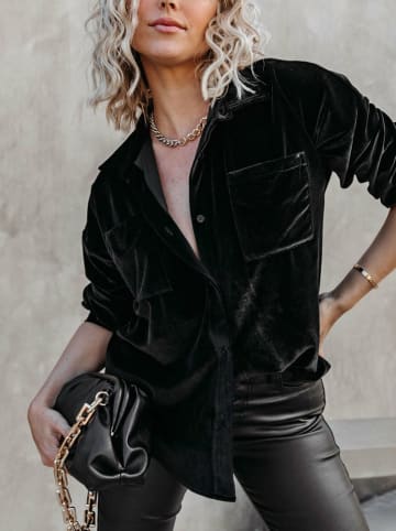 Milan Kiss Bluse in Schwarz