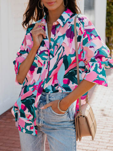 Milan Kiss Bluse in Bunt