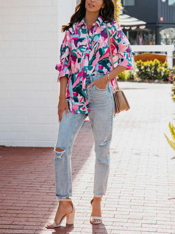 Milan Kiss Bluse in Bunt