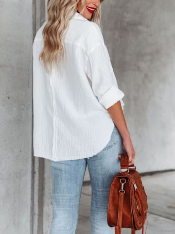 Milan Kiss Bluse in Weiß