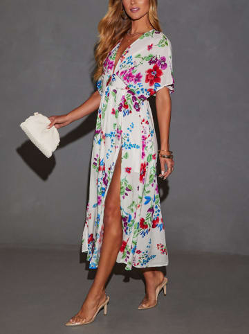 Milan Kiss Sukienka w kolorze kremowym