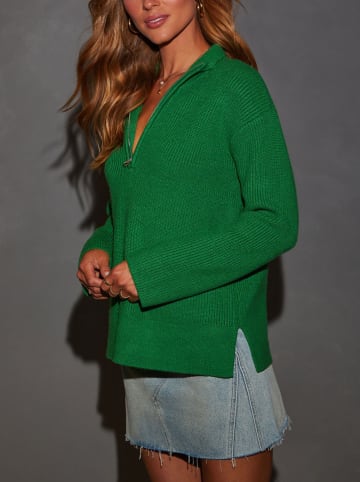 Milan Kiss Sweter w kolorze zielonym