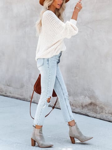 Milan Kiss Sweter w kolorze kremowym