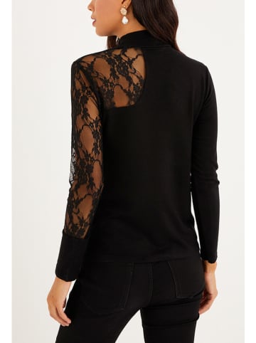 Milan Kiss Bluse in Schwarz