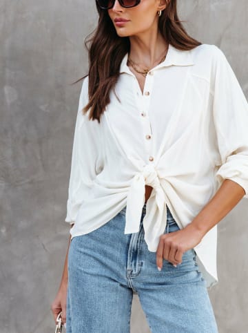 Milan Kiss Bluse in Creme