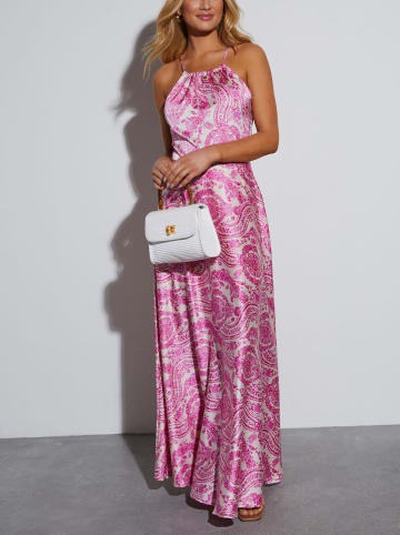 Milan Kiss Kleid in Creme/ Pink