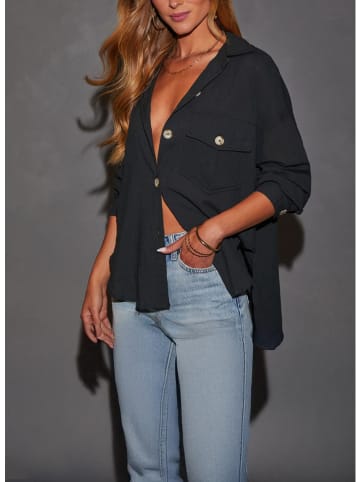 Milan Kiss Bluse in Schwarz