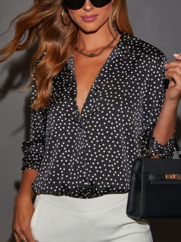 Milan Kiss Bluse in Schwarz