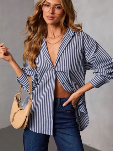 Milan Kiss Blouse donkerblauw