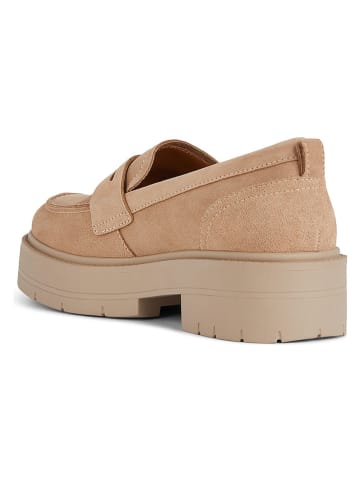 Geox Leren mocassins "Spherica EC7" beige