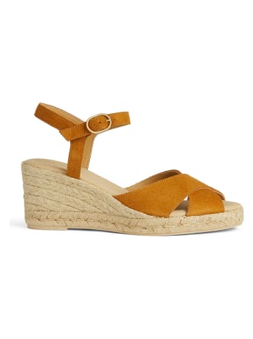 Geox Leren haksandalen "Gelsa" lichtbruin