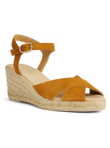 Geox Leder-Sandaletten "Gelsa" in Hellbraun