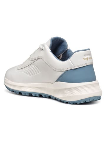 Geox Leder-Sneakers "PG1X" in Weiß/ Blau