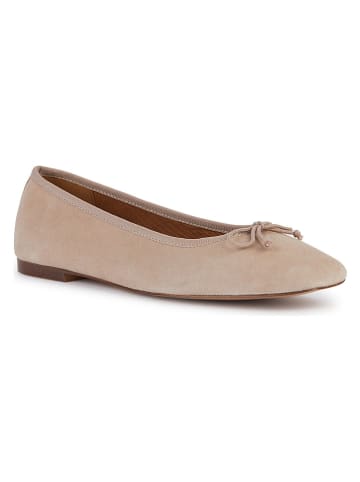 Geox Leren ballerina's "Marsilea" beige