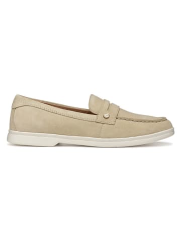 Geox Leren instappers "Xand 3" crème