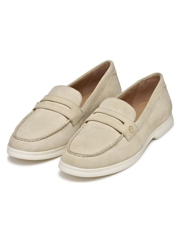 Geox Leren instappers "Xand 3" crème