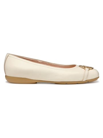 Geox Leder-Ballerinas "Annytah" in Creme